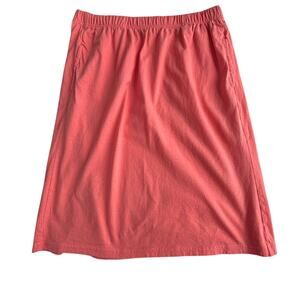Basic Editions Melon Pull Up Straight Stretch Skirt Size Medium